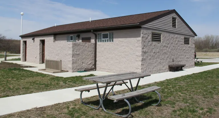 Delaware State Park Shower House Construction